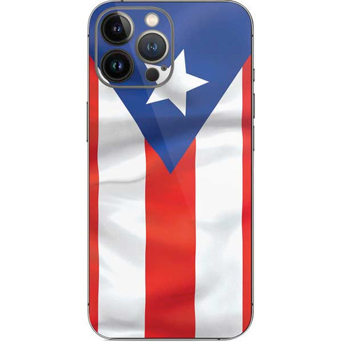 Puerto Rico Flag iPhone 14 Pro Max Skin