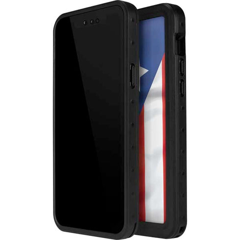 Puerto Rico Flag iPhone 14 Pro Waterproof Case