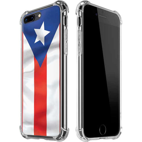 Puerto Rico Flag iPhone 7/8 Plus Clear Case