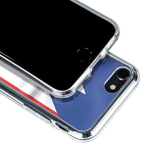 Puerto Rico Flag iPhone SE (2nd & 3rd Gen) Clear Case
