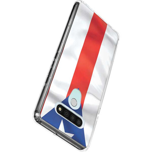 Puerto Rico Flag LG Stylo 6 Clear Case