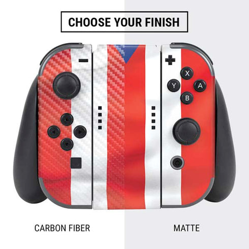 Puerto Rico Flag Nintendo Switch Bundle Skin