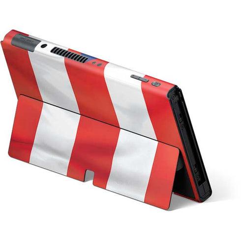 Puerto Rico Flag Nintendo Switch OLED (2021) Skin