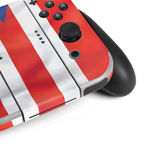 Puerto Rico Flag Nintendo Switch OLED (2021) Skin