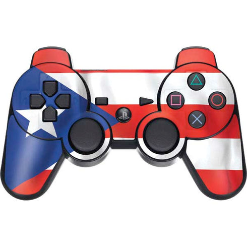 Puerto Rico Flag PS3 Dual Shock wireless controller Skin