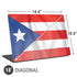 Puerto Rico Flag Universal Laptop 18in (14.6 x 10.6in) Skin