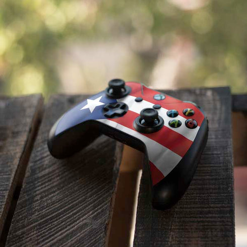 Puerto Rico Flag Xbox One S All-Digital Edition Bundle Skin