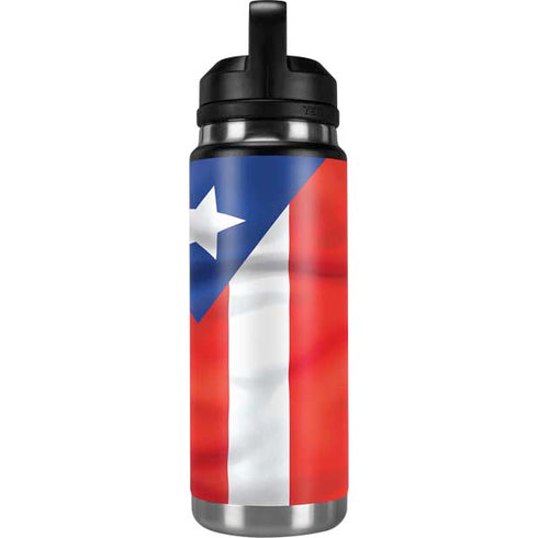 Puerto Rico Flag YETI Rambler 26oz Bottle Skin