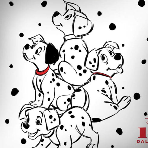 Disney 101 Dalmatians Puppy pile Dell Alienware Skin