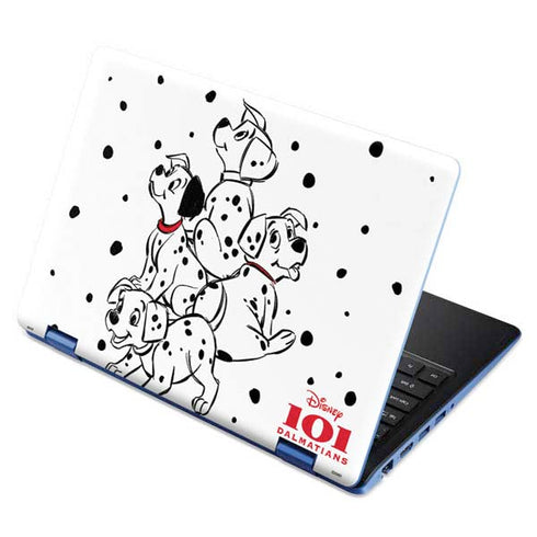Disney 101 Dalmatians Puppy pile Aspire R11 11.6in Skin