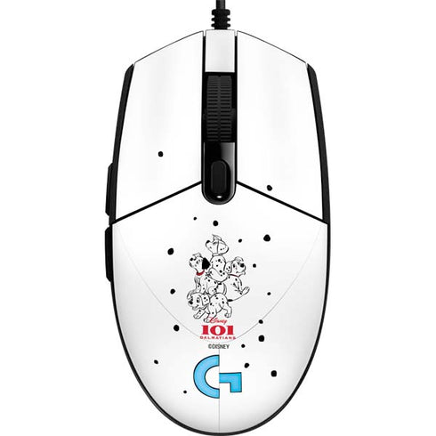 Disney 101 Dalmatians Puppy pile G203 Prodigy RGB Wired Gaming Mouse Skin