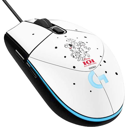 Disney 101 Dalmatians Puppy pile G203 Prodigy RGB Wired Gaming Mouse Skin