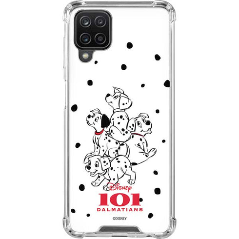 Disney 101 Dalmatians Puppy pile Galaxy A12 Clear Case