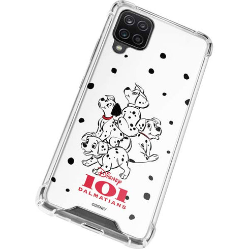 Disney 101 Dalmatians Puppy pile Galaxy A12 Clear Case