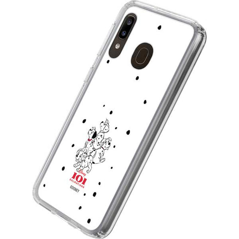 Disney 101 Dalmatians Puppy pile Galaxy A20 Clear Case