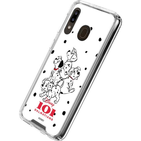 Disney 101 Dalmatians Puppy pile Galaxy A30 Clear Case