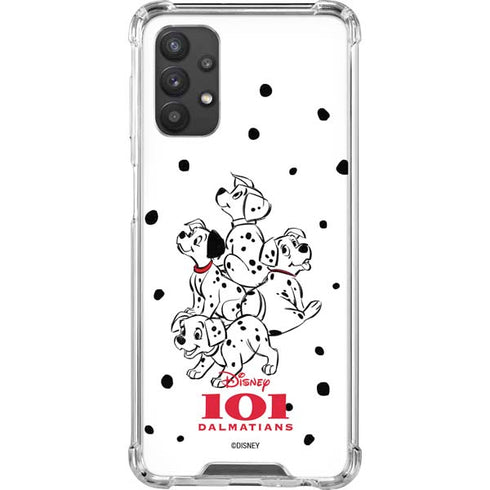 Disney 101 Dalmatians Puppy pile Galaxy A32 5G Clear Case