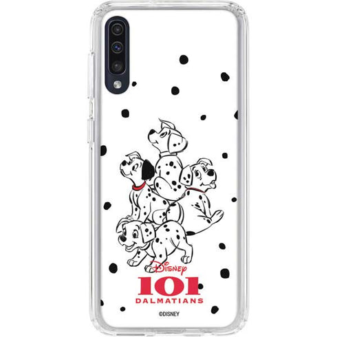 Disney 101 Dalmatians Puppy pile Galaxy A50 Clear Case