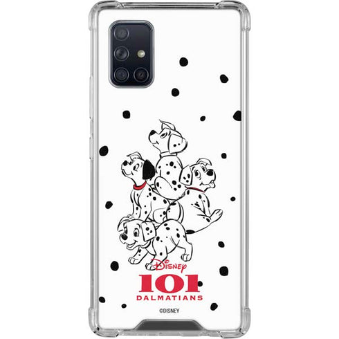 Disney 101 Dalmatians Puppy pile Galaxy A71 5G Clear Case