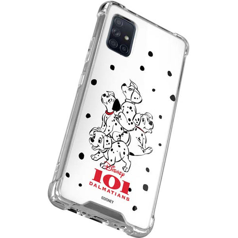 Disney 101 Dalmatians Puppy pile Galaxy A71 5G Clear Case