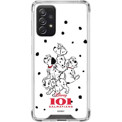 Disney 101 Dalmatians Puppy pile Galaxy A72 5G Clear Case