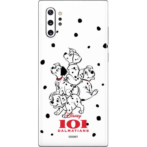 Disney 101 Dalmatians Puppy pile Galaxy Note 10 Plus Skin