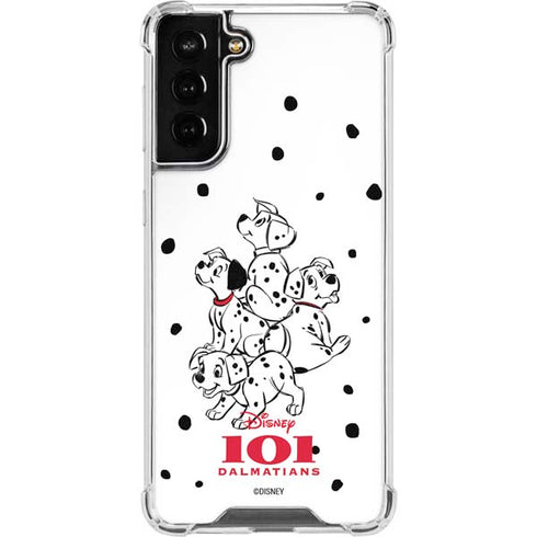 Disney 101 Dalmatians Puppy pile Galaxy S21 FE Clear Case