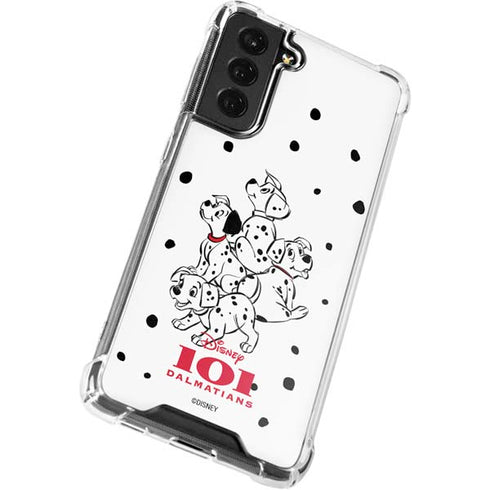 Disney 101 Dalmatians Puppy pile Galaxy S21 FE Clear Case