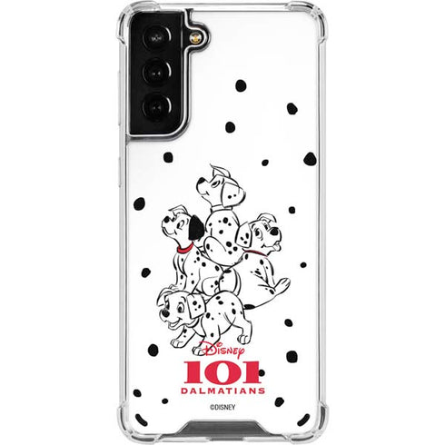 Disney 101 Dalmatians Puppy pile Galaxy S21 Plus 5G Clear Case