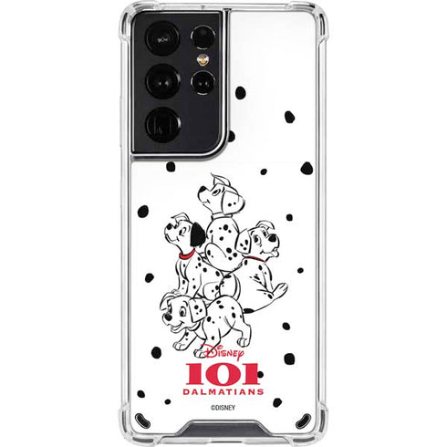Disney 101 Dalmatians Puppy pile Galaxy S21 Ultra 5G Clear Case