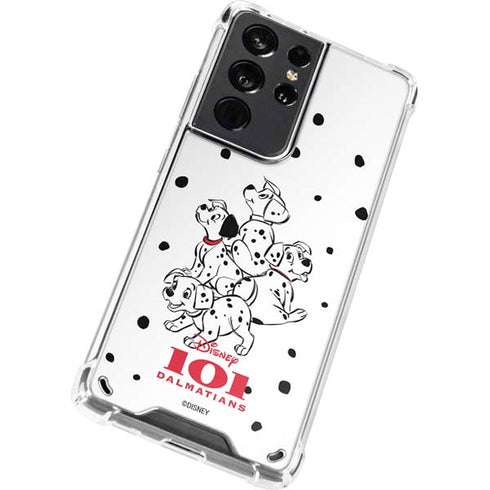 Disney 101 Dalmatians Puppy pile Galaxy S21 Ultra 5G Clear Case