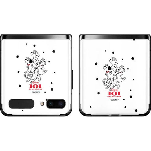 Disney 101 Dalmatians Puppy pile Galaxy Z Flip Skin