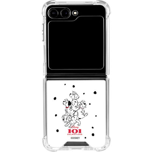 Disney 101 Dalmatians Puppy pile Galaxy Z Flip5 5G Clear Case