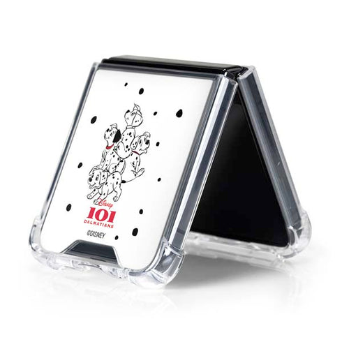 Disney 101 Dalmatians Puppy pile Galaxy Z Flip5 5G Clear Case