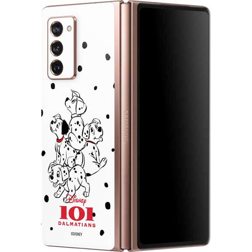 Disney 101 Dalmatians Puppy pile Galaxy Z Fold2 5G Skin