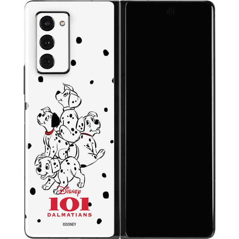 Disney 101 Dalmatians Puppy pile Galaxy Z Fold2 5G Skin