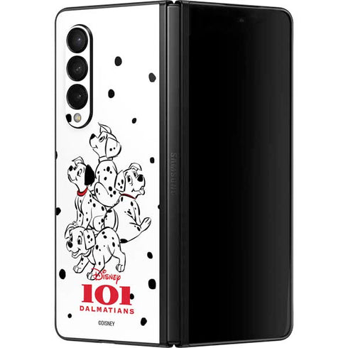 Disney 101 Dalmatians Puppy pile Galaxy Z Fold3 5G Skin