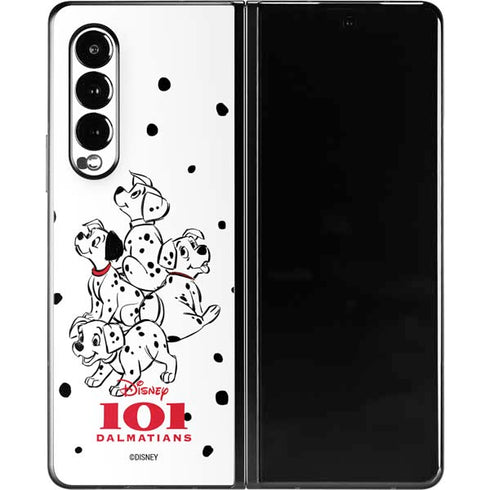 Disney 101 Dalmatians Puppy pile Galaxy Z Fold3 5G Skin