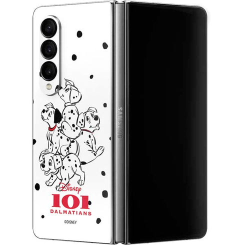 Disney 101 Dalmatians Puppy pile Galaxy Z Fold4 5G Skin