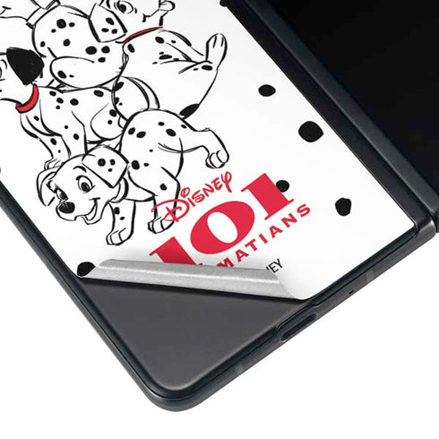 Disney 101 Dalmatians Puppy pile Galaxy Z Fold4 5G Skin