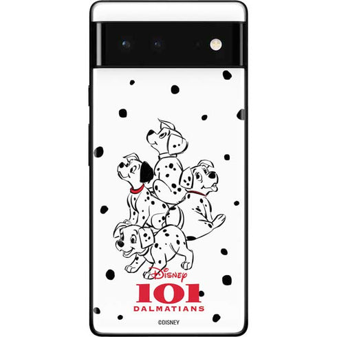 Disney 101 Dalmatians Puppy pile Google Pixel 6 Skin