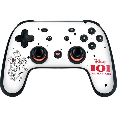 Disney 101 Dalmatians Puppy pile Google Stadia Controller Skin