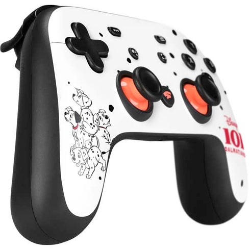 Disney 101 Dalmatians Puppy pile Google Stadia Controller Skin