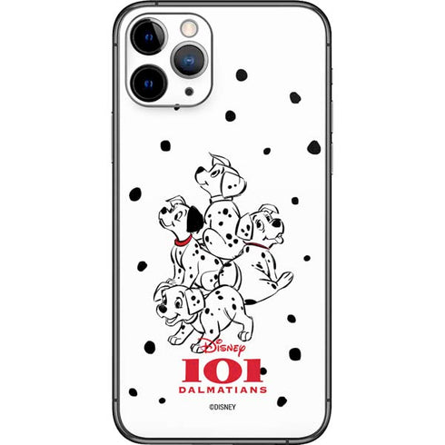 Disney 101 Dalmatians Puppy pile iPhone 11 Pro Skin