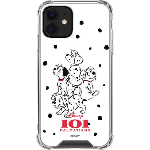Disney 101 Dalmatians Puppy pile iPhone 12 Clear Case