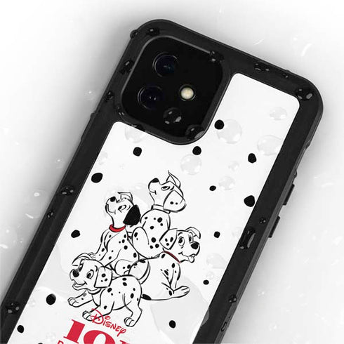 Disney 101 Dalmatians Puppy pile iPhone 12 Mini Waterproof Case