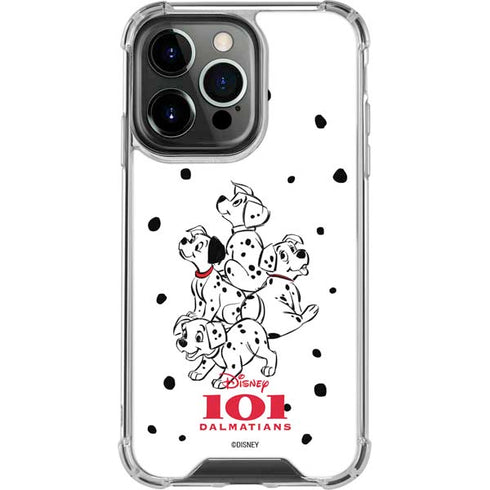 Disney 101 Dalmatians Puppy pile iPhone 13 Pro Clear Case