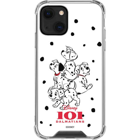 Disney 101 Dalmatians Puppy pile iPhone 14 Plus Clear Case