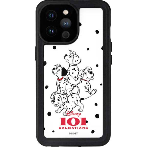 Disney 101 Dalmatians Puppy pile iPhone 14 Pro Max Waterproof Case