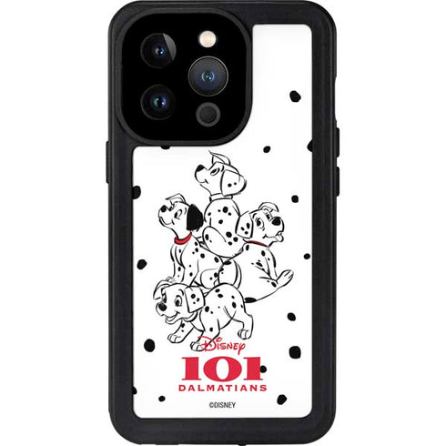 Disney 101 Dalmatians Puppy pile iPhone 14 Pro Waterproof Case